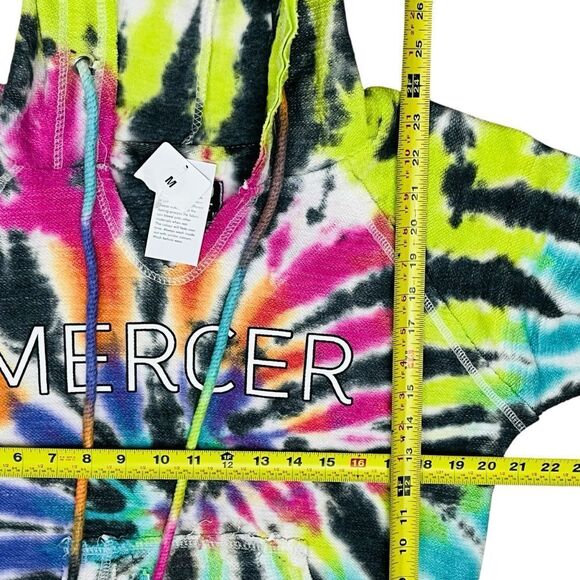 NEW Pop Surf Mercer Hoodie Beach Tie Dye Distressed Pullover Sweatshirt - Picture 13 of 15